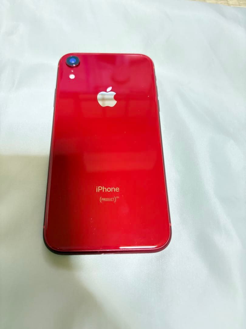 iPhone XR 64GBレッド　美品　修理水没歴無し