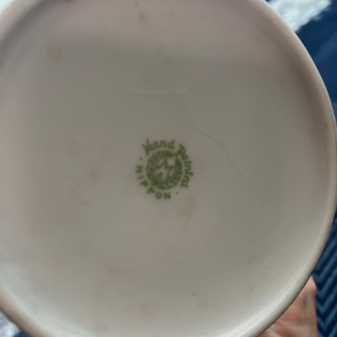 オールドノリタケ✴︎ビア、マグトランプ柄