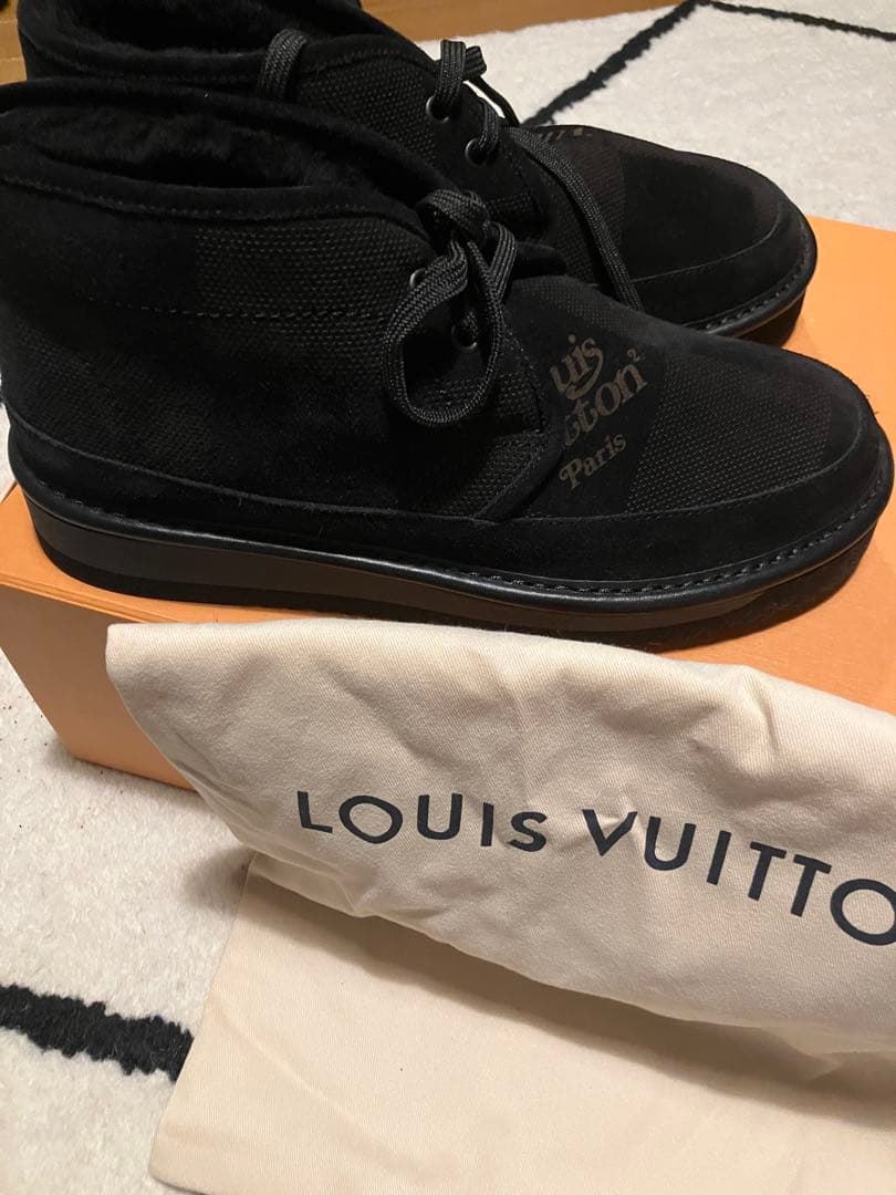【新品未使用品✴️】Louis Vuitton ブラックダミエシューズ UK6