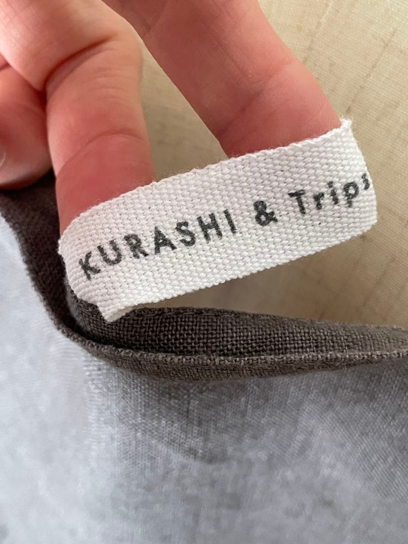 リネンエプロン/北欧暮らしの道具店/fogリネンワークスコラボ/グレー