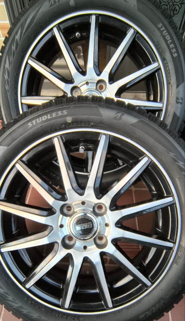 スタッドレス＆アルミホイール15インチ４本セット　送料込み