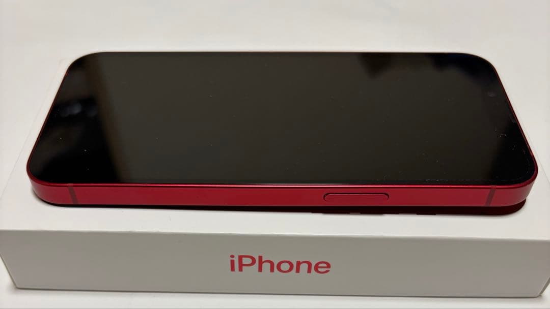 【美品】 iPhone13 128GB カラーレッド 箱あり