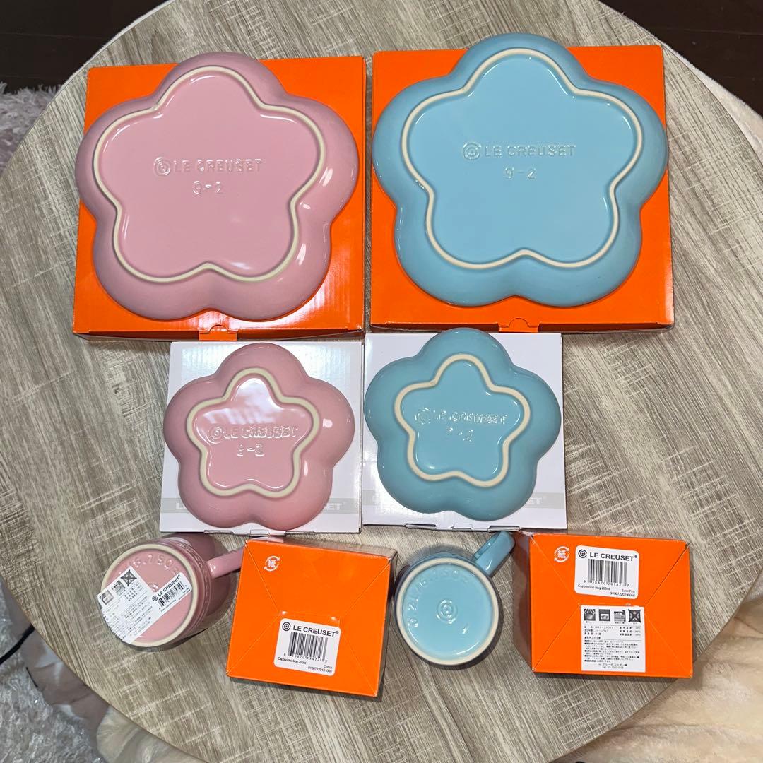 ❤︎LeCreuset❤︎ル・クルーゼ　ペア食器セット 計6点　新品未使用