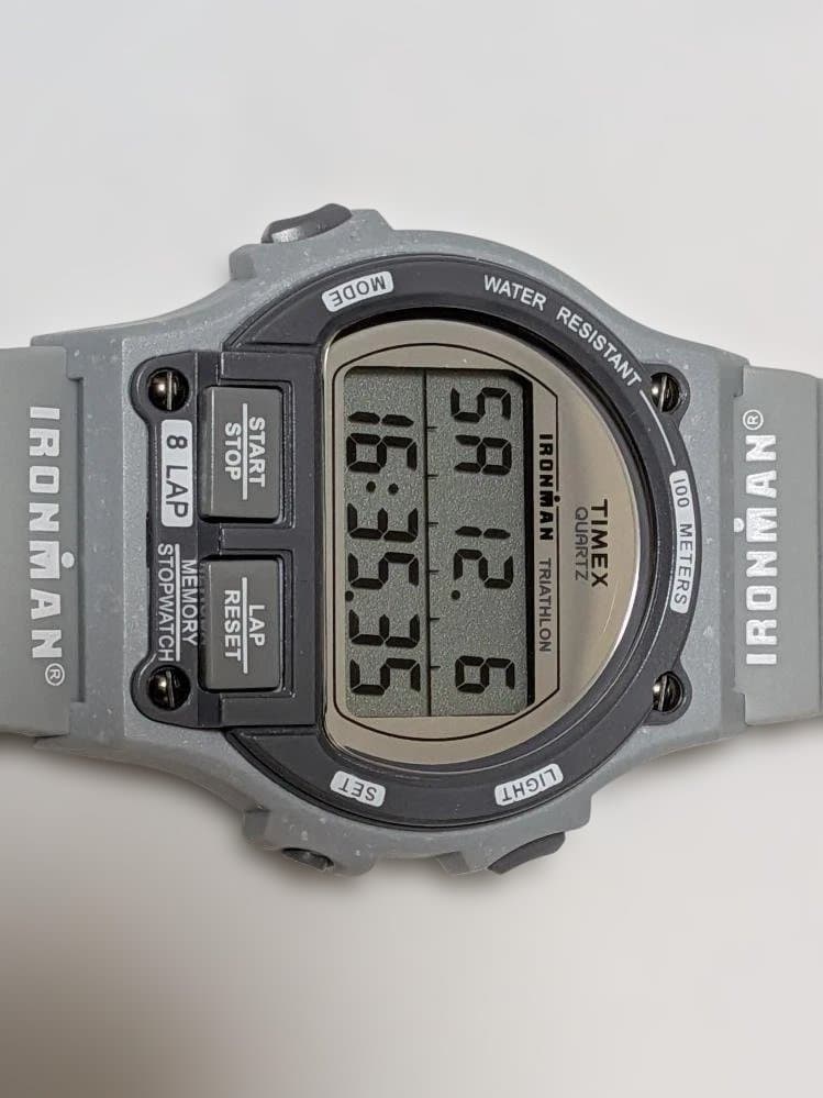 TIMEX IRONMAN ®8LAP W5M54500SW稼働品