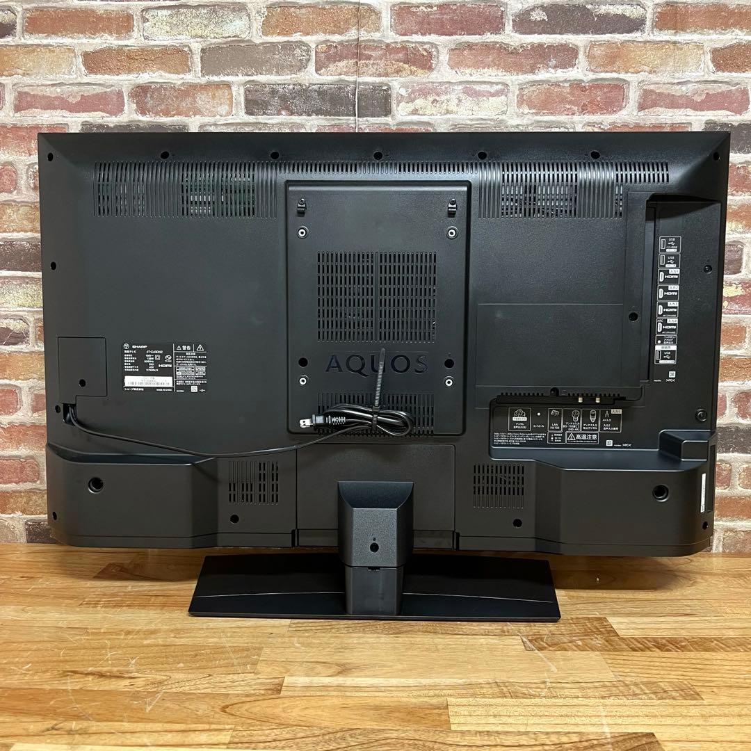 シャープ 43V型 4K液晶テレビ AQUOS 4T-C43DN2 動画アプリ○