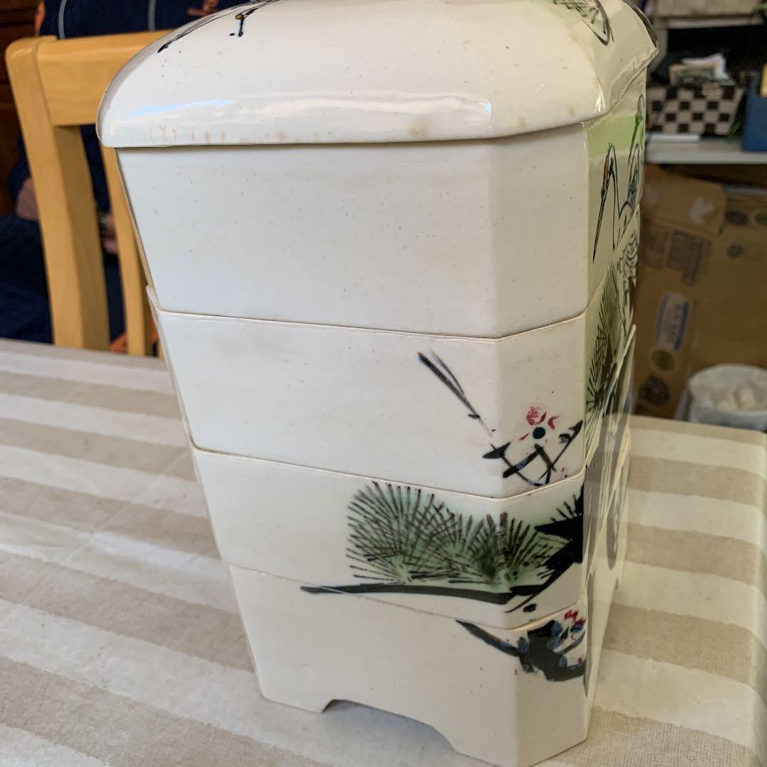 骨董品　陶器　重箱