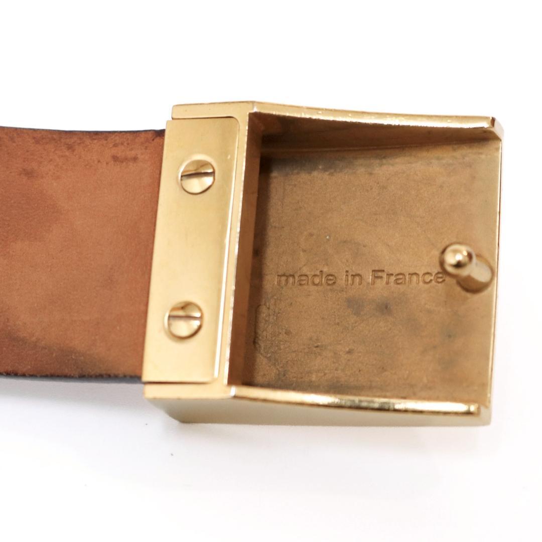 ルイヴィトン ダミエ ベルト 80cm±5 幅3cm 剥離あり 1050