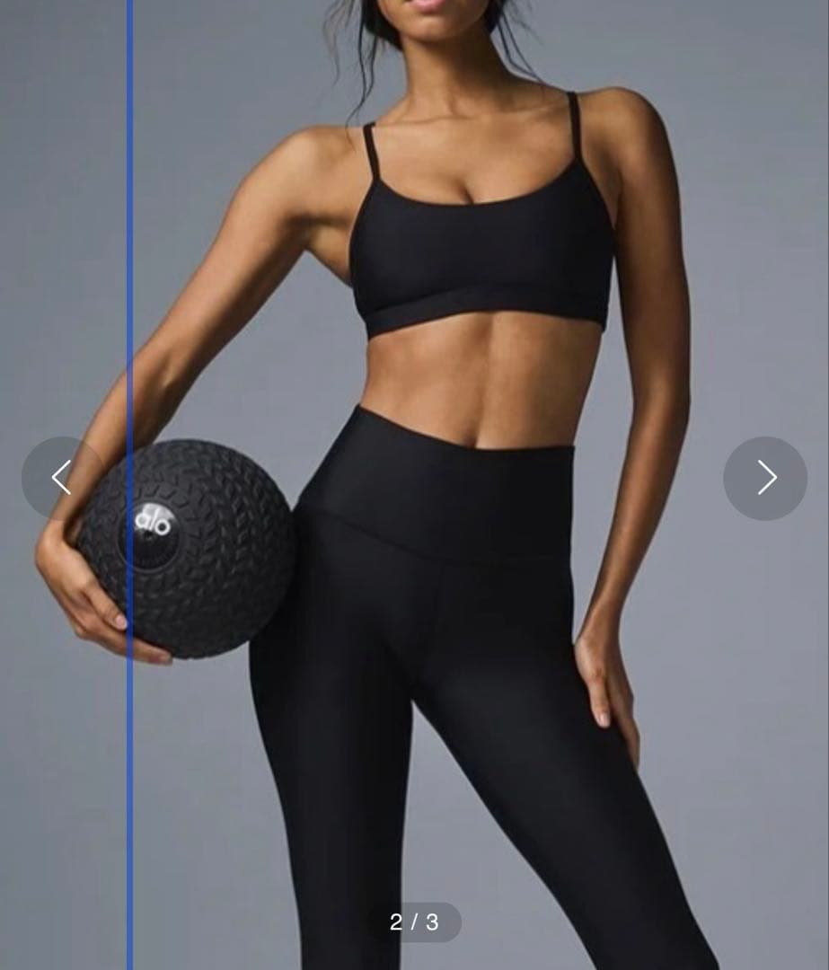 Alo Yoga Airlift Intrigue Bra ブラック