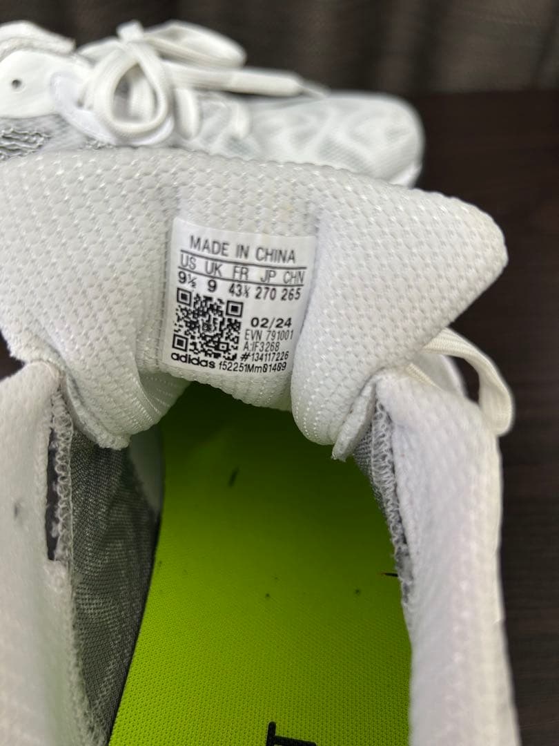 adidas Boost ゴルフシューズ ホワイト/グレー