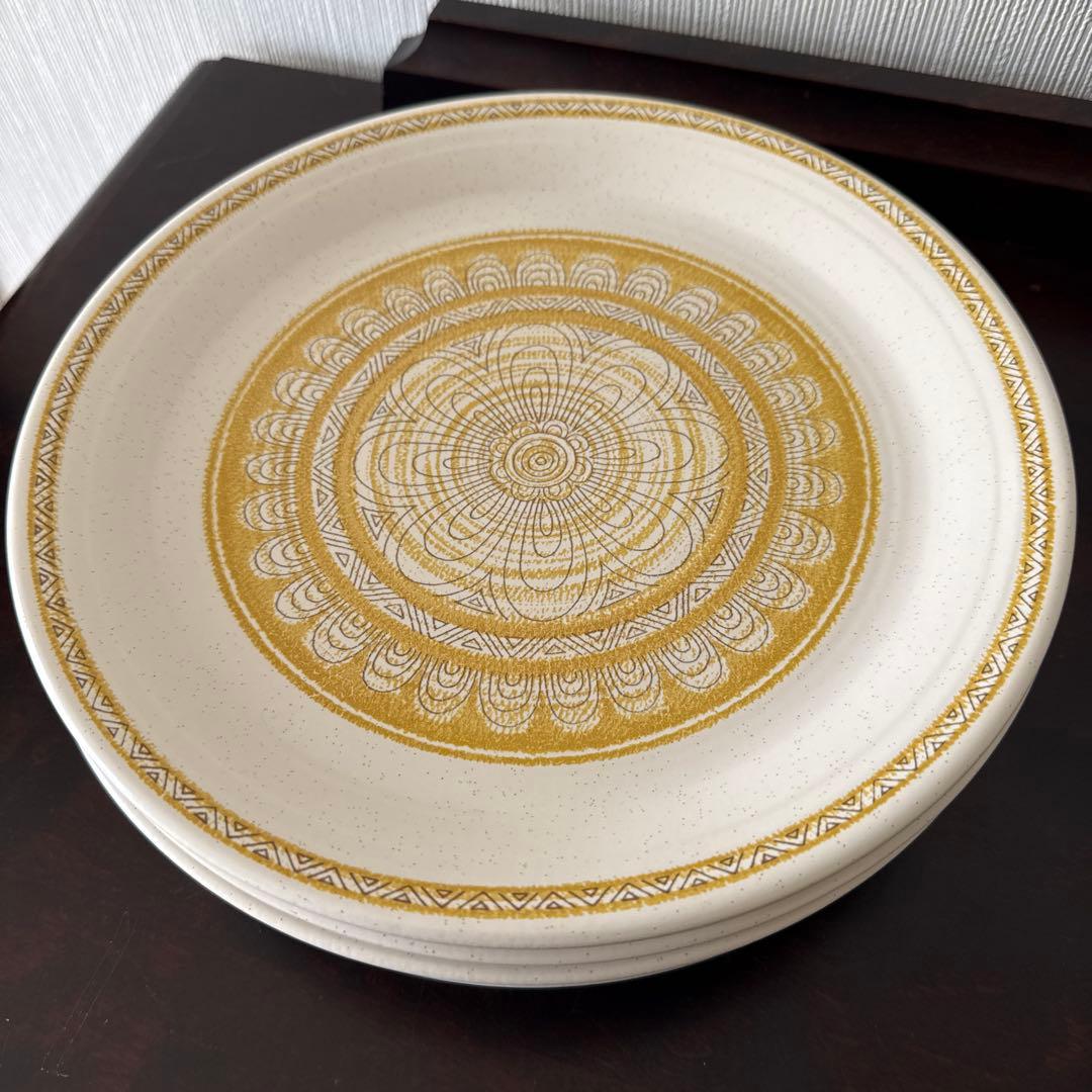 USA製フランシスカンのプレート5枚セット ミッドセンチュリー カリフォルニア