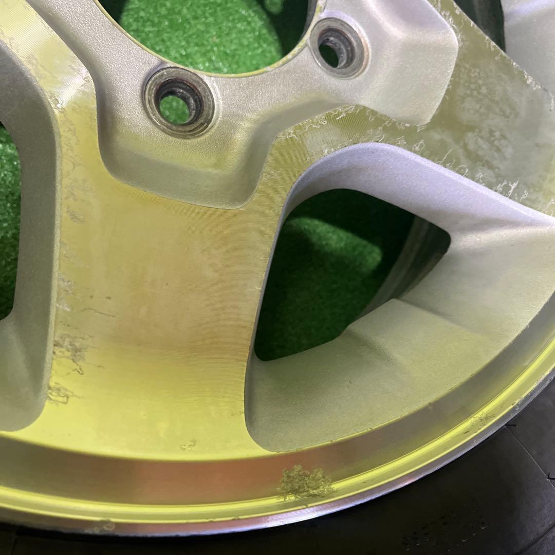 ジムニー純正アルミセット 深溝 1本分 送料込み 1665-①