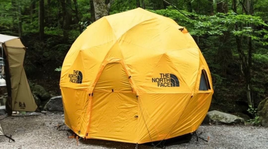 THE NORTH FACE ジオドームとインフレータブルマットとフットプリント