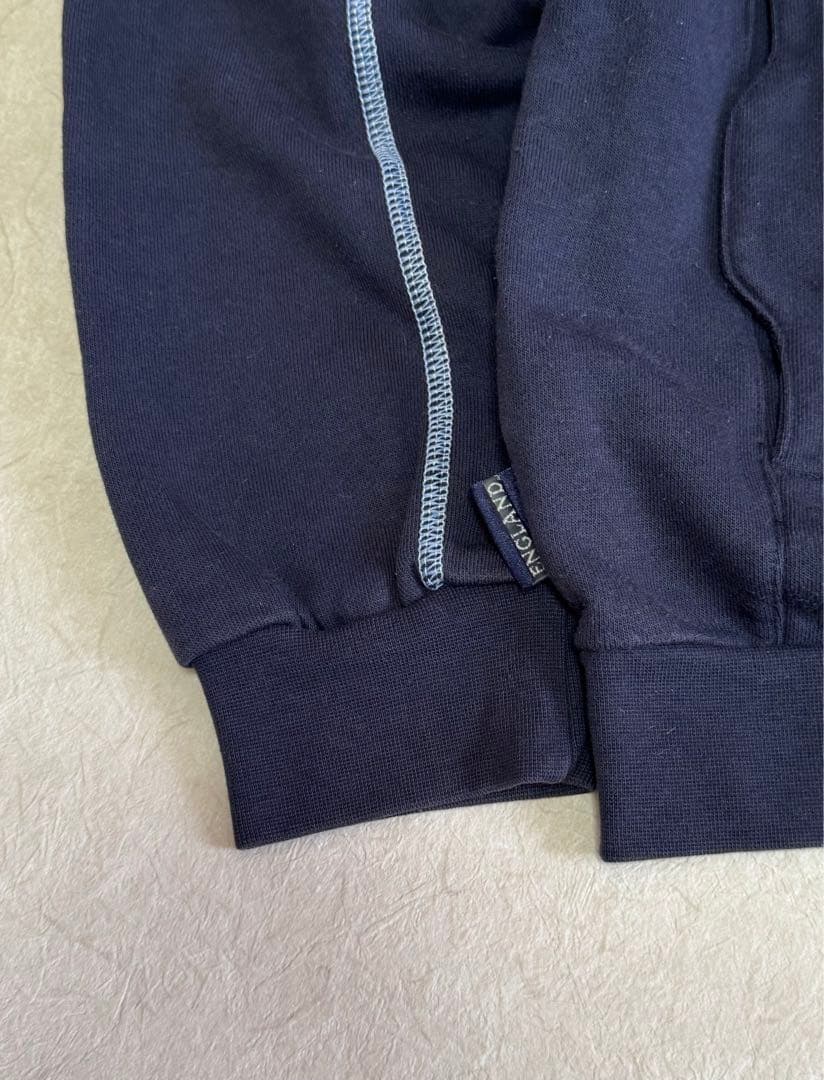 アンブロ　イングランド代表　ジップスウェット　ベッカム　フェード　y2k 短丈