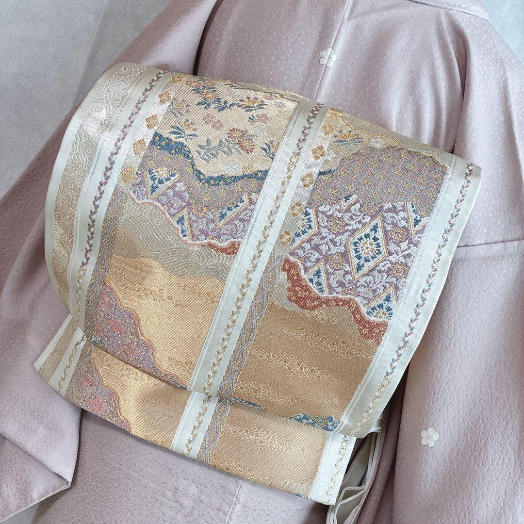 色留袖　フルセット　着物　正絹　五つ紋　大人の薄梅　気品やわらか　梅枝　J9