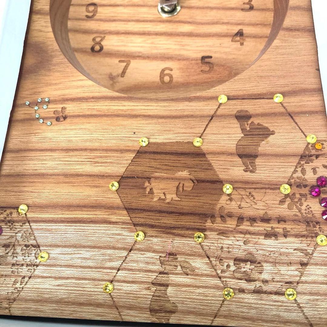 くまのプーさん 木製置き時計 ディズニー 正規品 置き時計