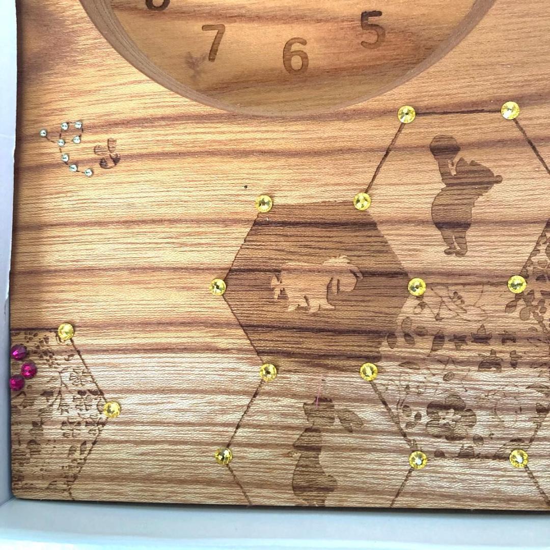 くまのプーさん 木製置き時計 ディズニー 正規品 置き時計