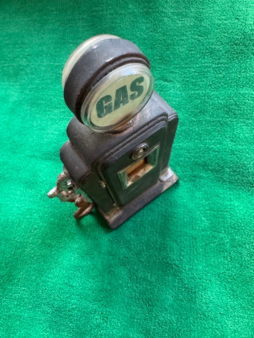 【レア・アンティーク】GAS ガソリンスタンド　置物