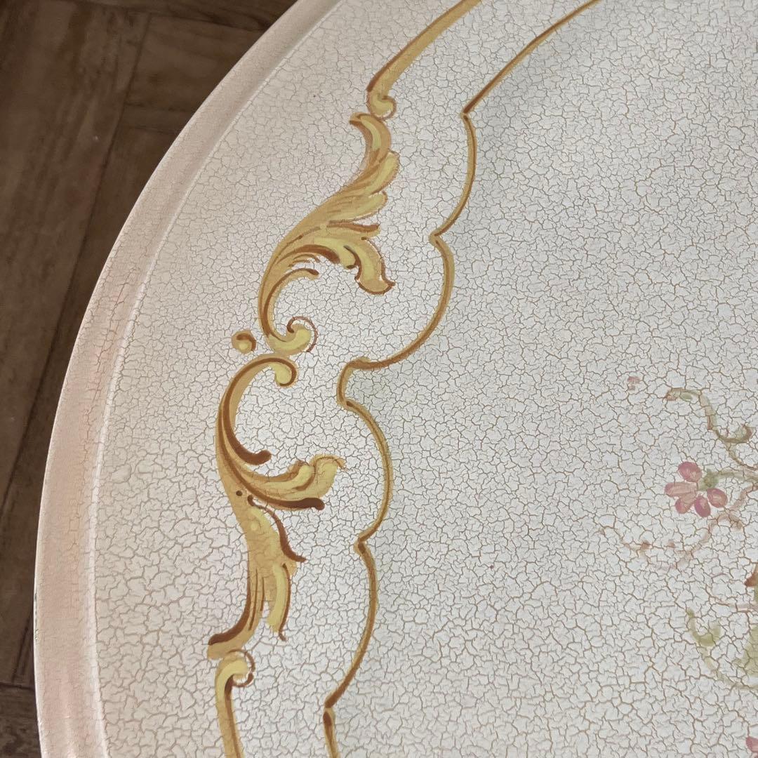 ロココ調　アンティーク　ローテーブル　ティーテーブル　猫足　洋風