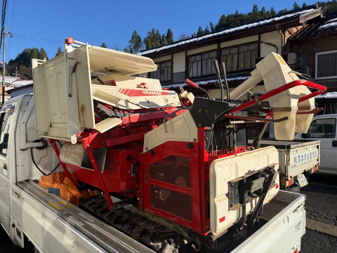 ★実働★ヤンマー★PKG7脱穀機★ハーベスタ★100キロ未満陸送費込★