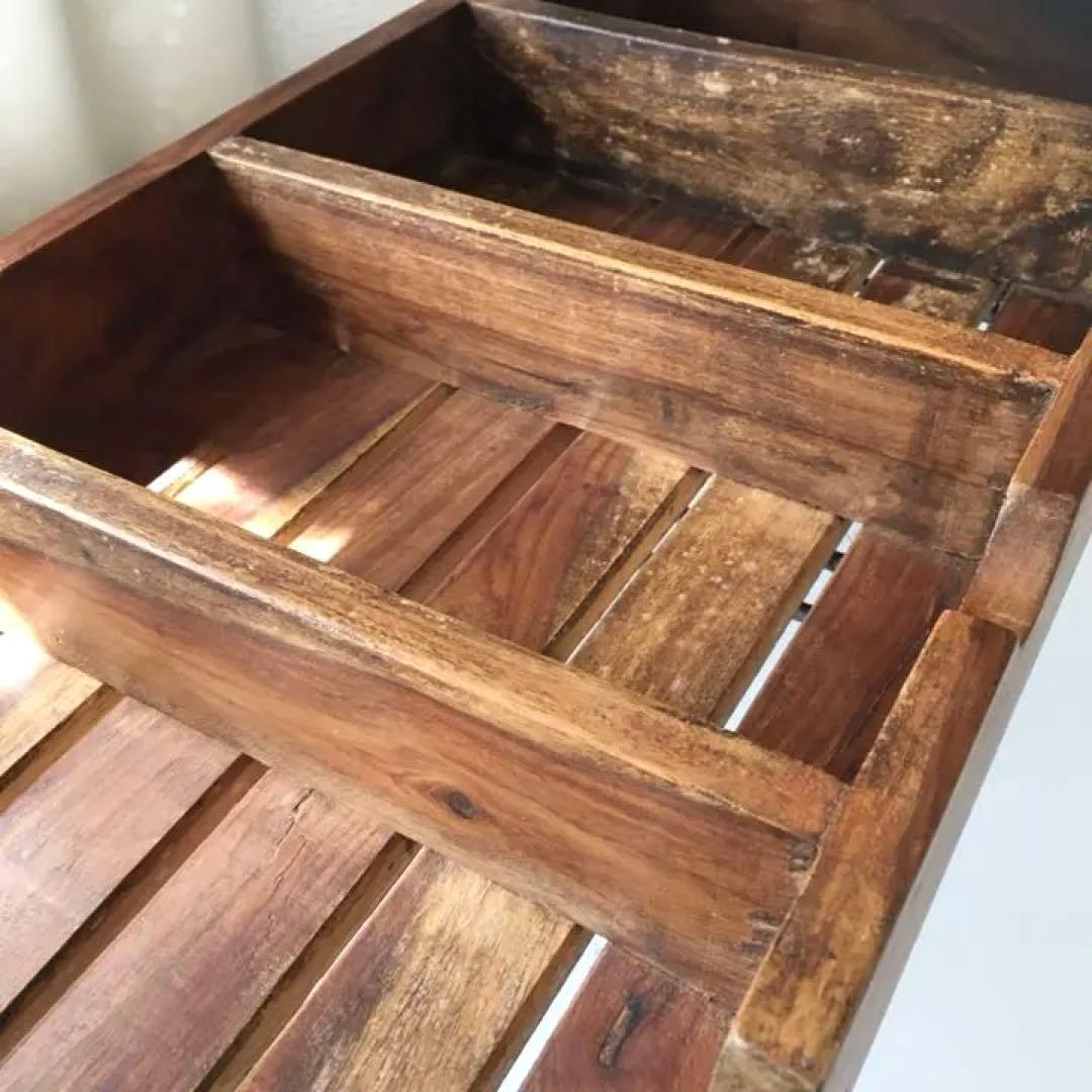 アンティーク風　木製ワインラック　グラスホルダー　アイアン  ウォールシェルフ