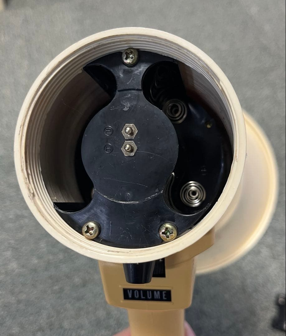 TOA 拡声器 ER-332W 白　トランジスタメガホン　昭和レトロ