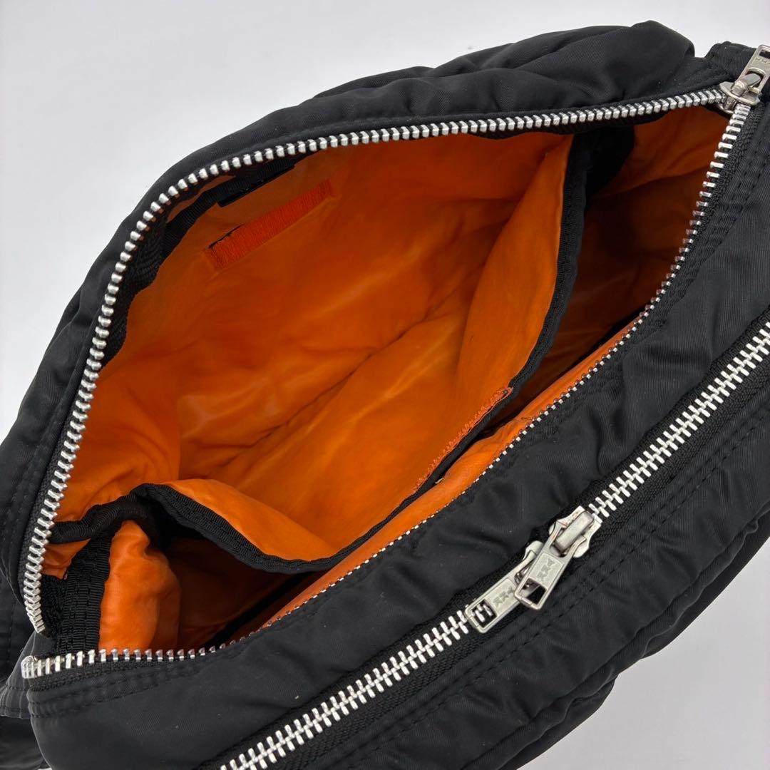 ポーター タンカー ショルダーバッグ L 2層 ブラック ナイロン 男女兼用