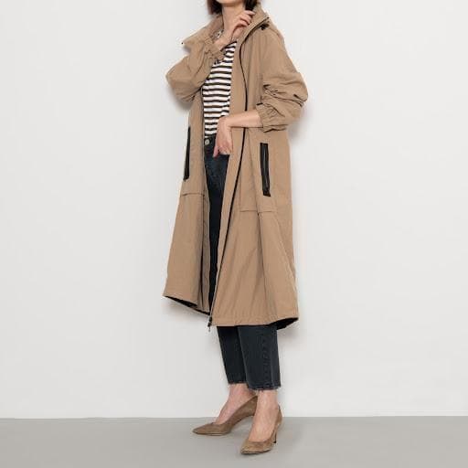 アッパーハイツ ミリタリーコート0 XSキャメル モッズコートアパルトモン