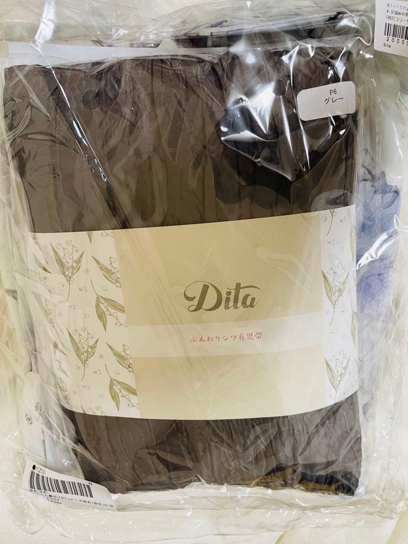 Dita 浴衣 ワンピース 3点セット 夕涼みの花帳