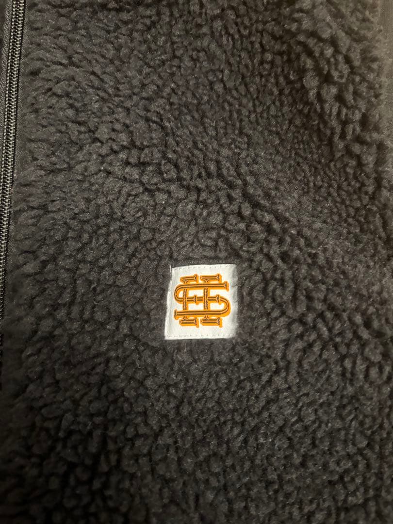 トップス SEE SEE BOA FLEECE VEST BLACK Msize