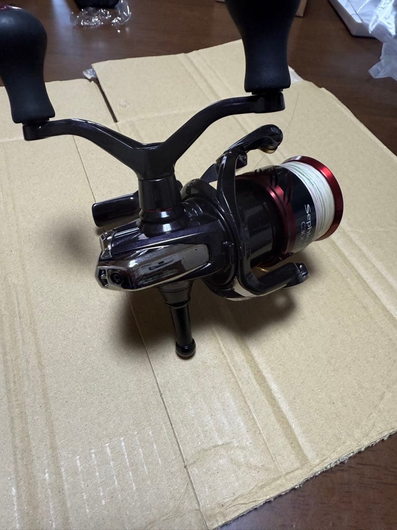 17セフィアCI4+ C3000SDH エギング ダブルハンドル　peライン付