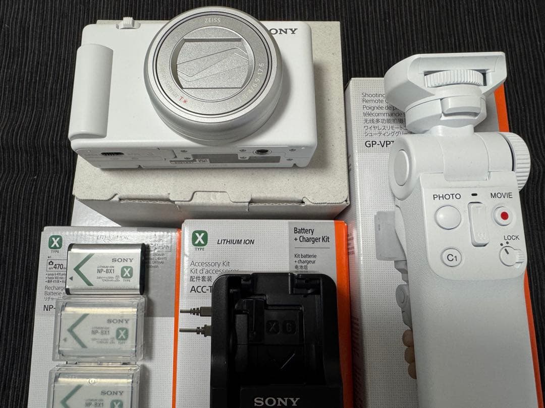 SONY ZV-1M2 ホワイト 美品 付属品完備 動作確認済み 初期化済み