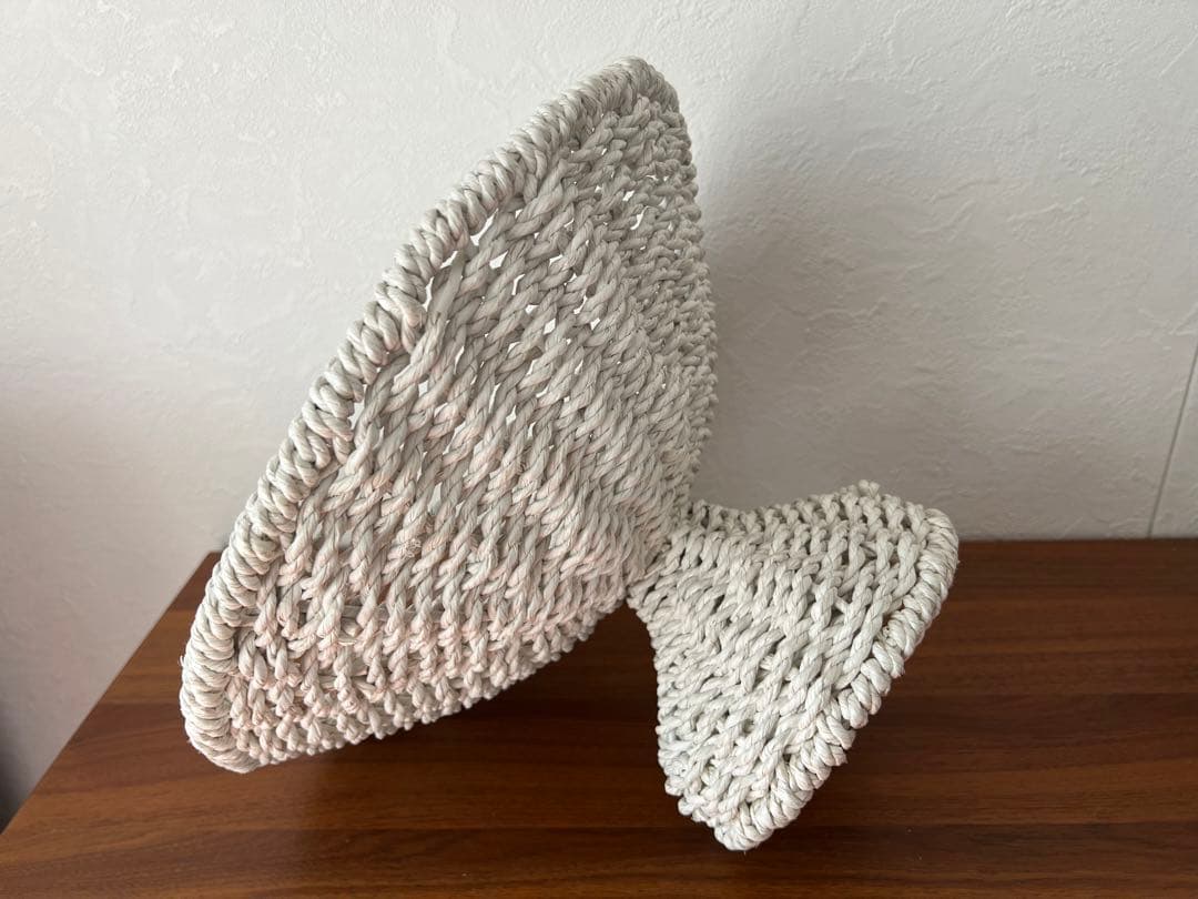 バスケット☆ホワイト☆ラタン