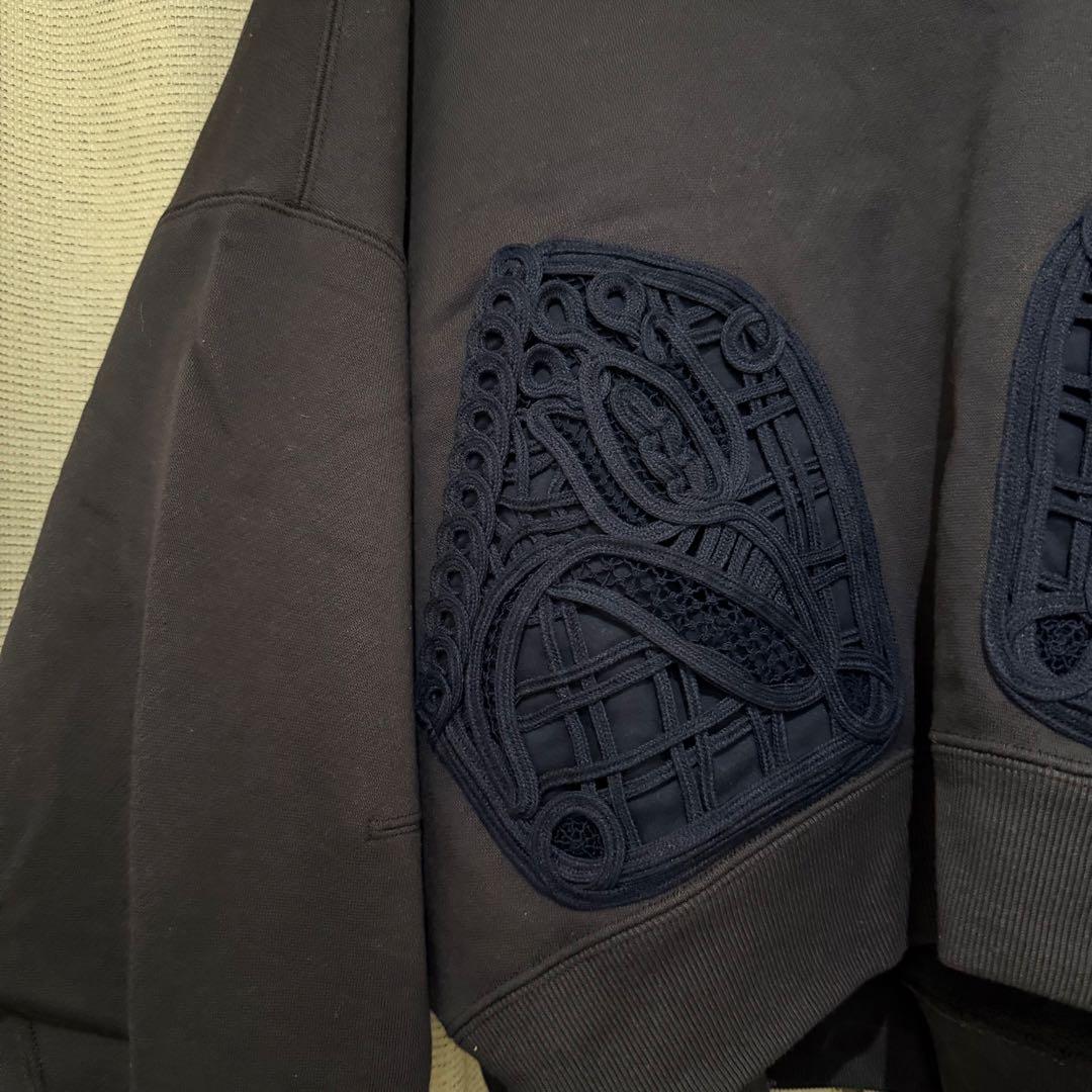 m*u様 mame kurogouchi コード刺繍スウェット