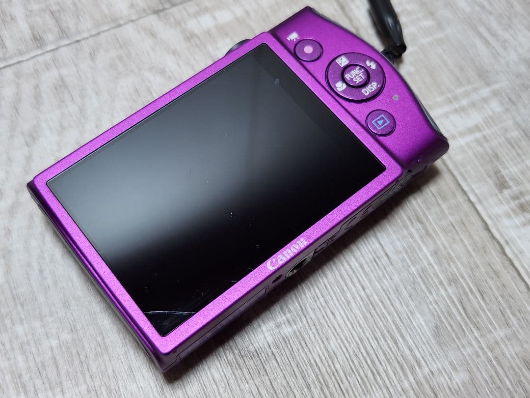 液晶不良 Canon IXY 600F パープル デジタルカメラ デジカメ