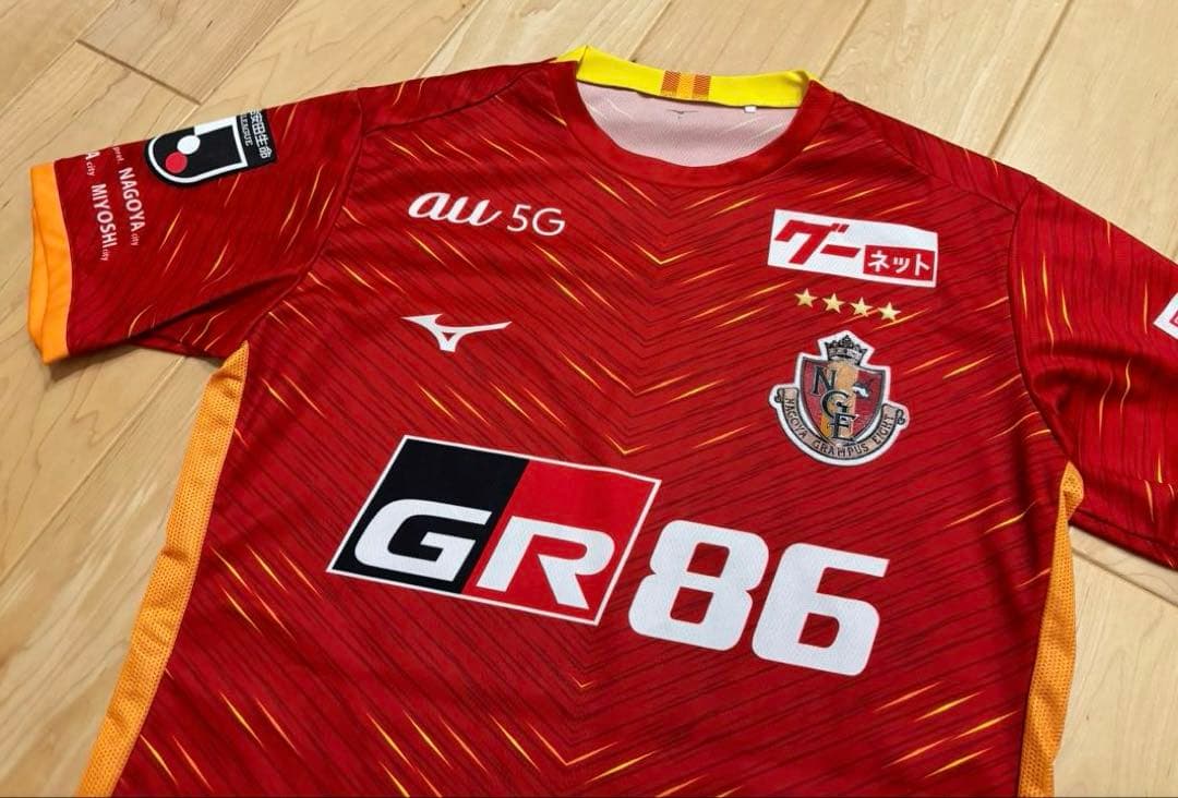 オーセンティックユニフォーム 名古屋グランパス サッカー シャツ ウェア開幕戦