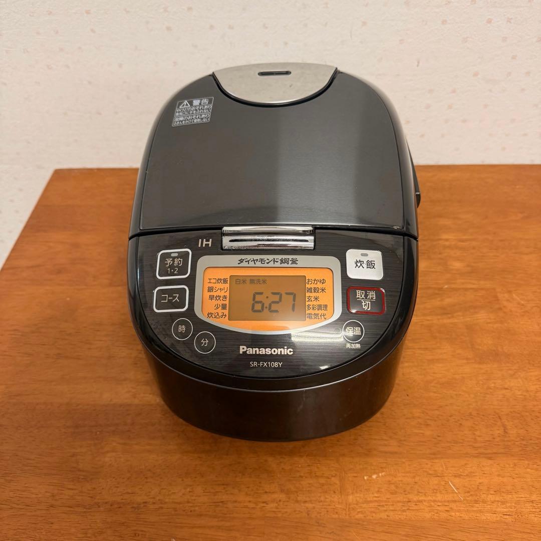 ● 美品 パナソニック IH炊飯器 SR-FX108Y 5.5合炊き