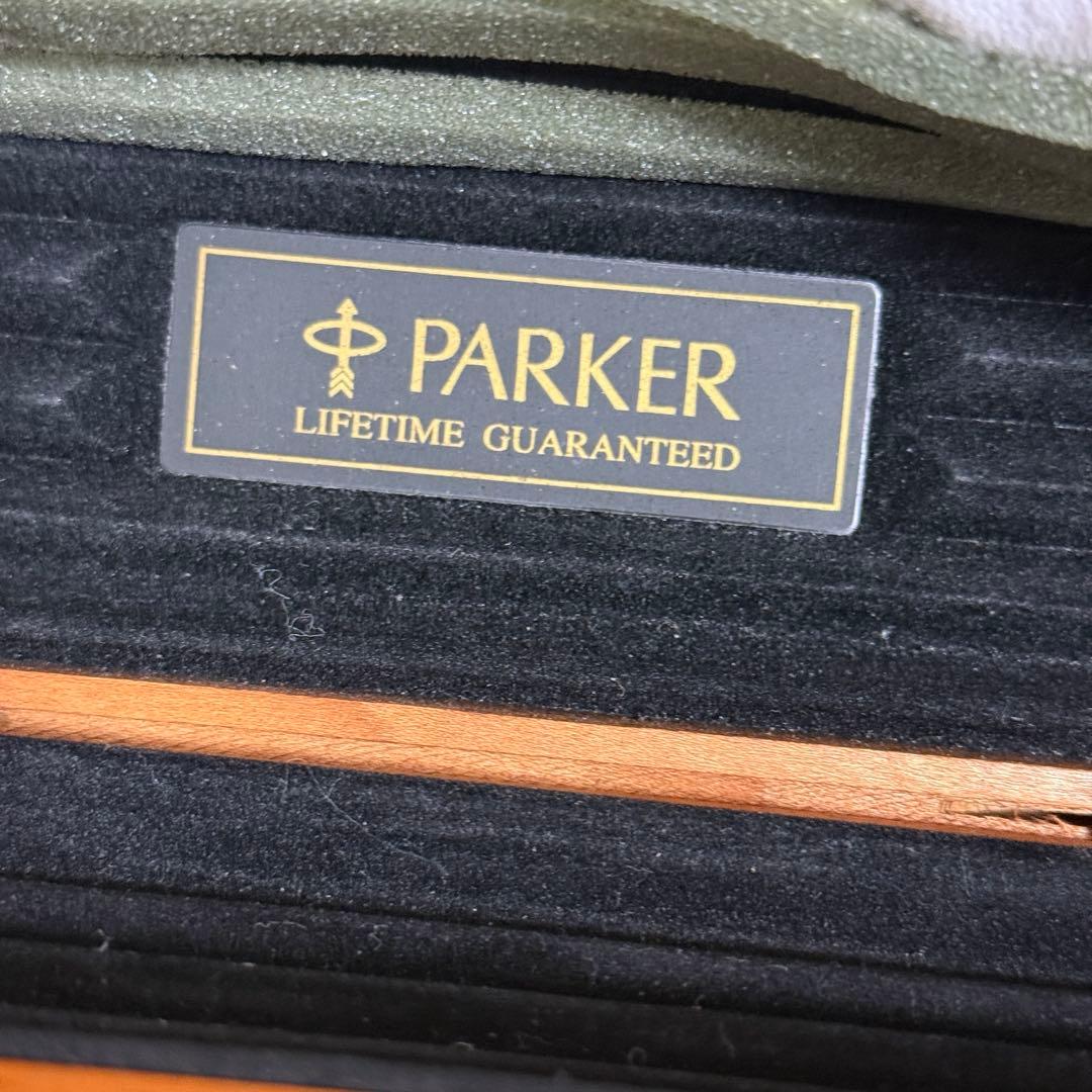 【美品】付属品多数　パーカー　デュオフォールド　マーブルブルー　2本セット