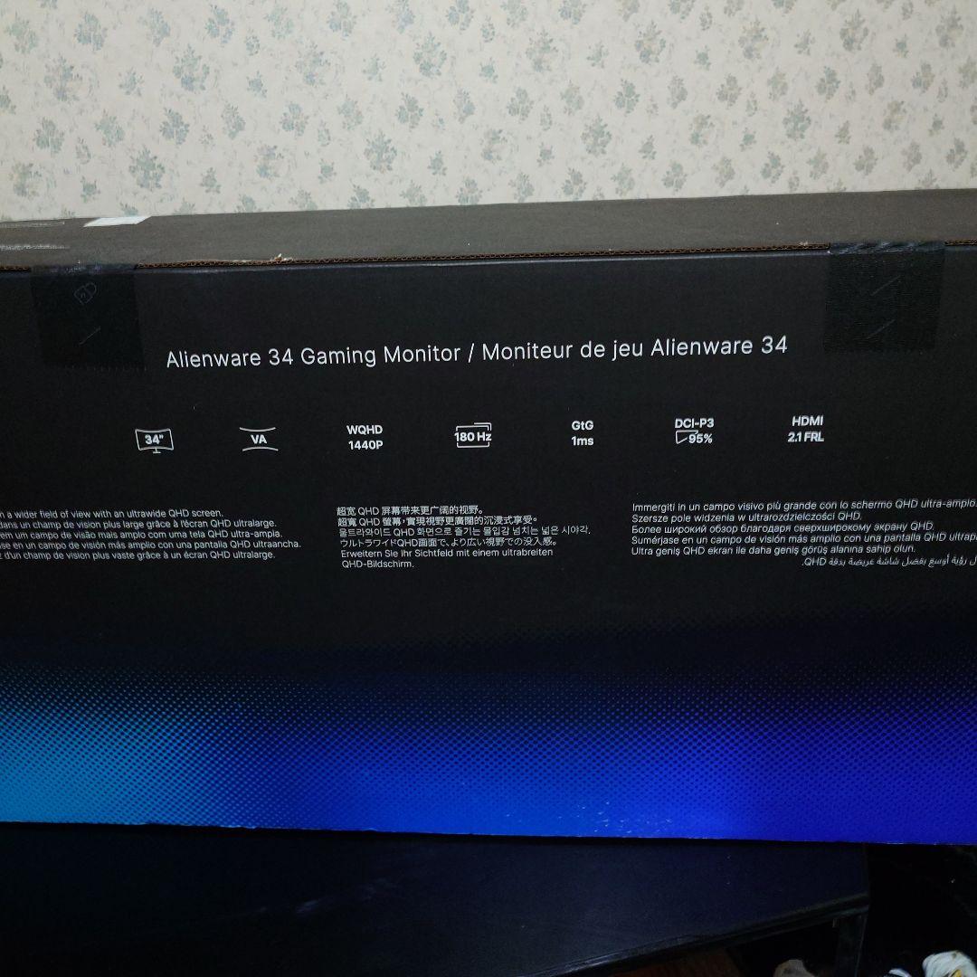 Alienware 34 Gaming Monitor 本体