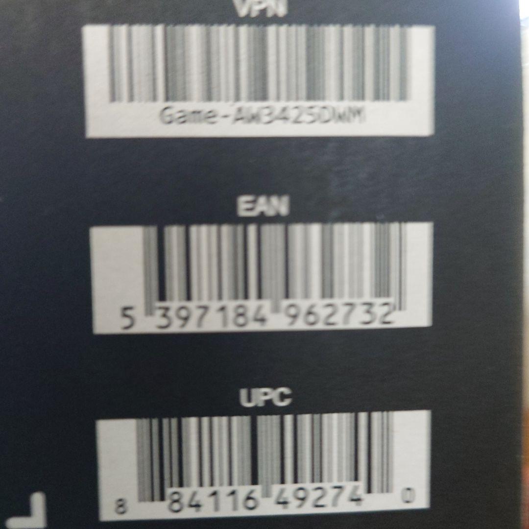 Alienware 34 Gaming Monitor 本体