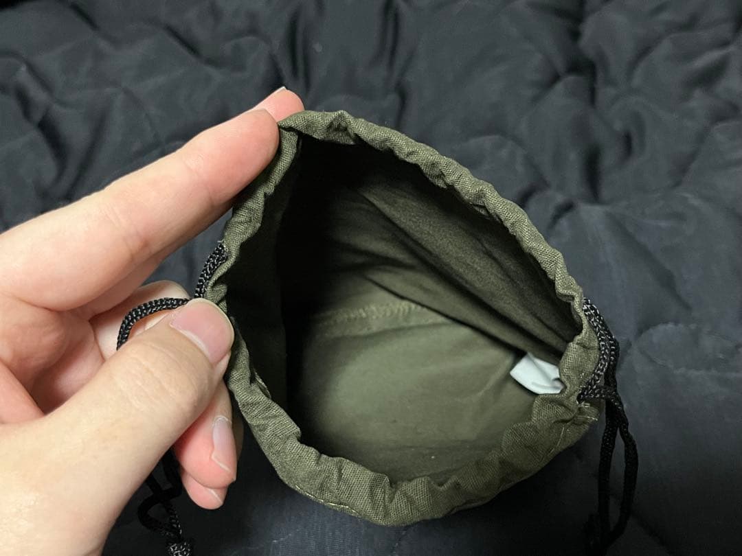 【新品！貴重】CAMPOMAGGI (巾着袋のみ)オリーブグリーン