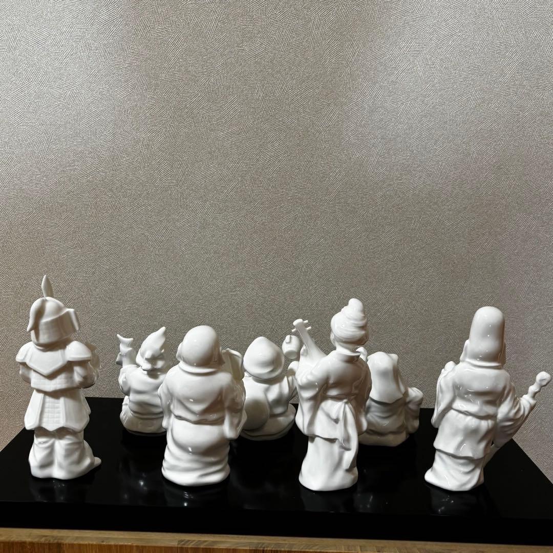 希少 Noritake ノリタケ 乃りたけ 七福神フィギュリン 白磁 置物 陶器