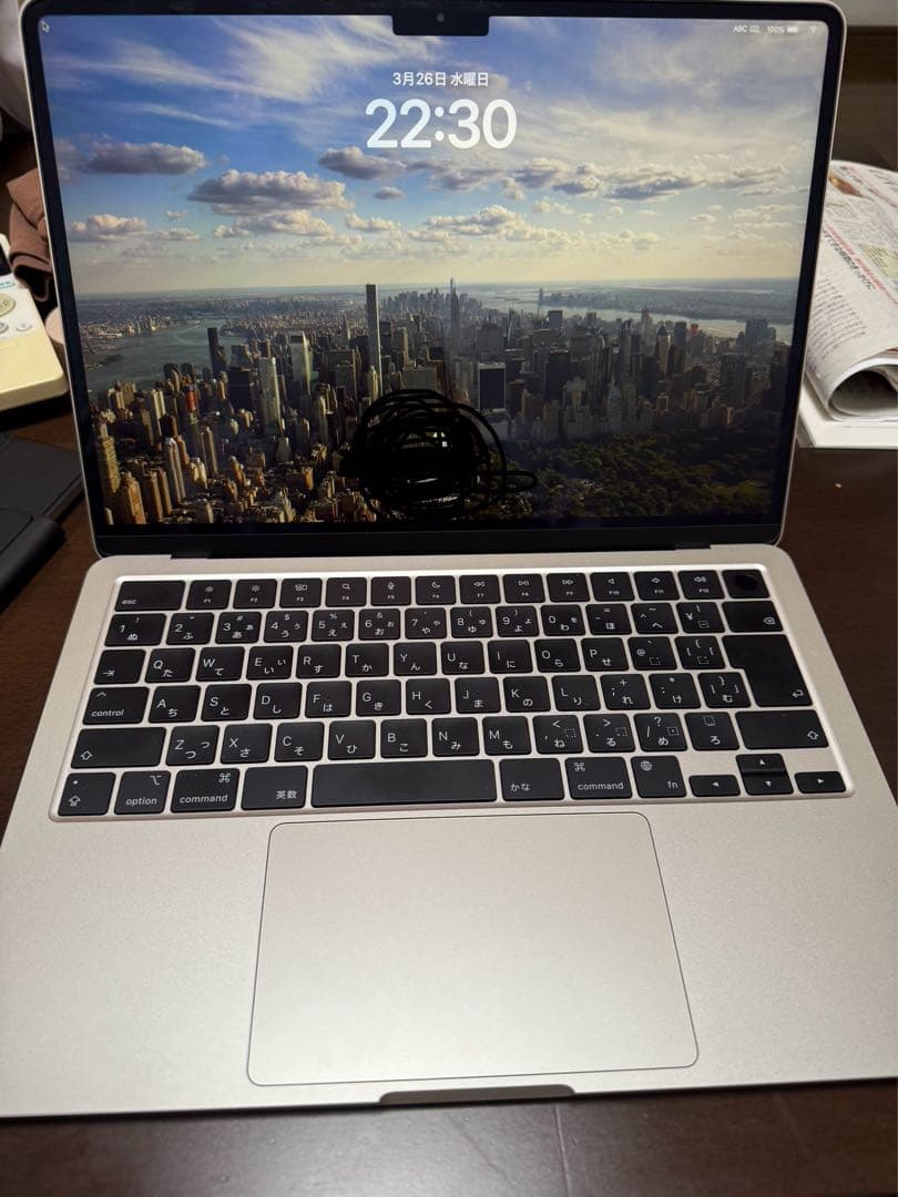 キズなし放充電11回☆MacBookAirM2 8GB 256GB スターライト