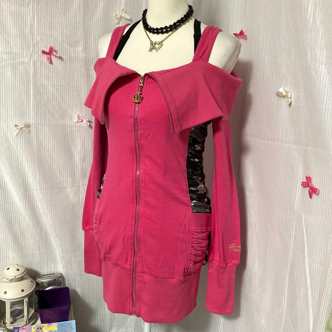 MARS系 姫ギャル グランジ 小悪魔アゲハ agejo 激カワ肩出しワンピ