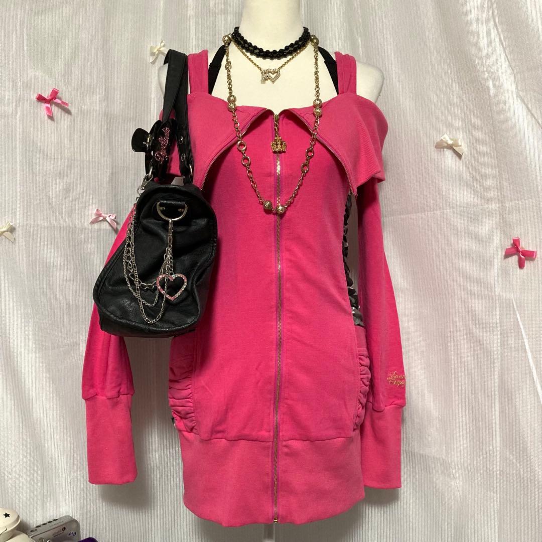 MARS系 姫ギャル グランジ 小悪魔アゲハ agejo 激カワ肩出しワンピ