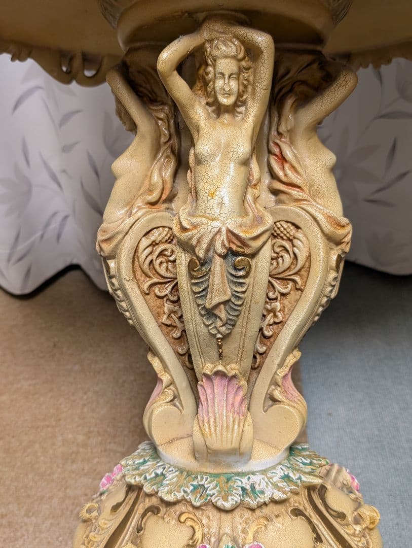 天使テーブル　ロココ調 　　サイドテーブル　コンソール