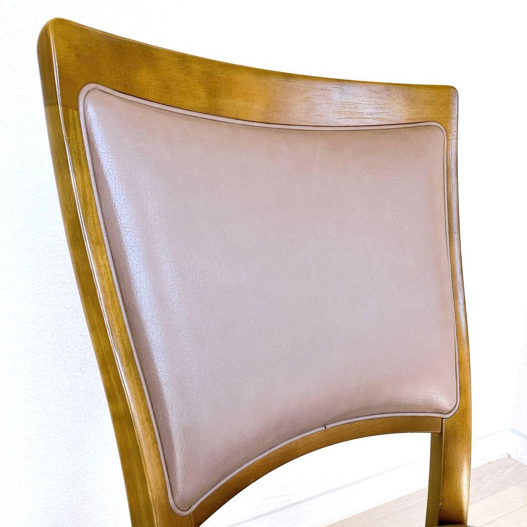 カリモク家具 ダイニングチェア 2脚セット オーク材 国内生産 高級家具 レトロ