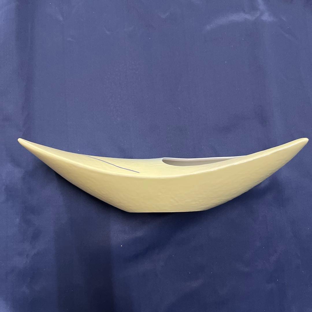 舟形 花器 生け花 草月 池坊 自由花 2通り使い