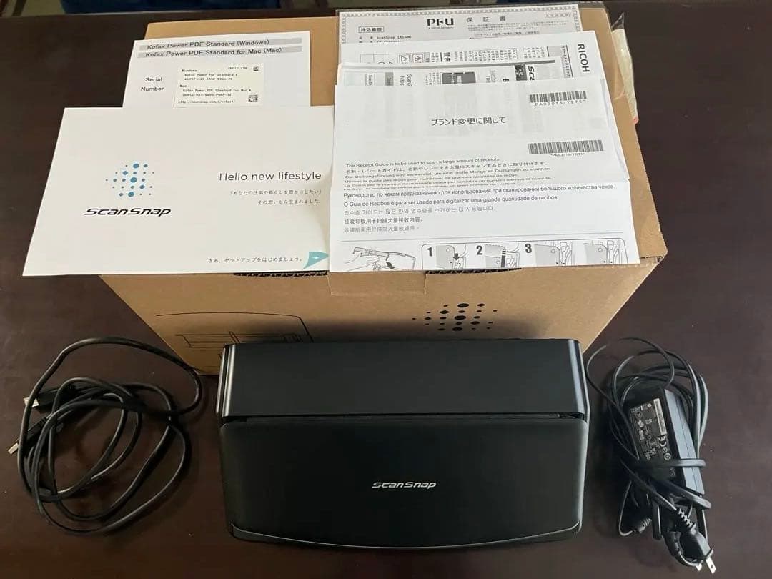ScanSnap ドキュメントスキャナー IX1600（使用516枚のみ！）