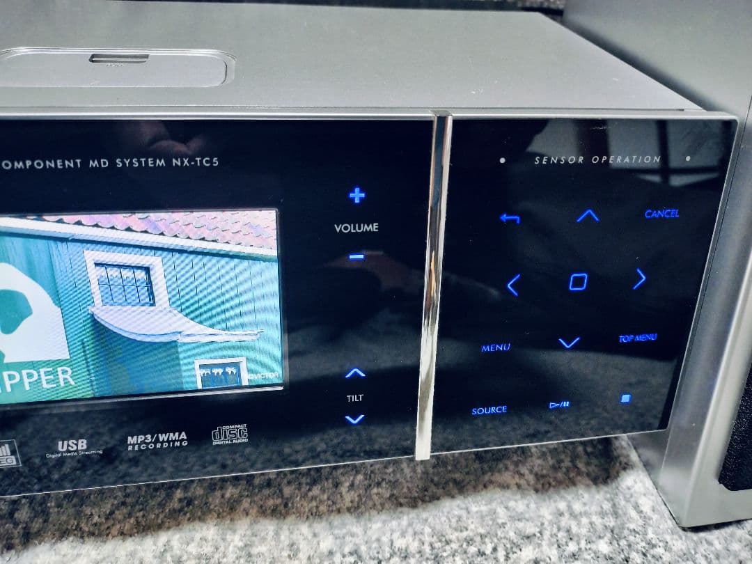 VICTOR CA-NXCT5-B ワンセグTV ミニコンポ CD MD