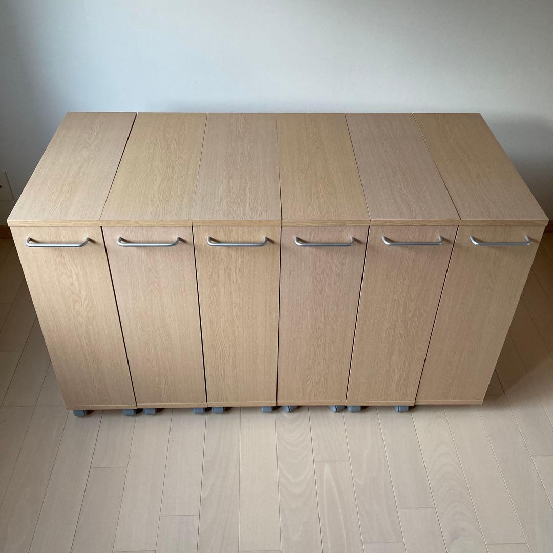 アイリスオーヤマ キャスター付き収納カート×6台のうち3台①